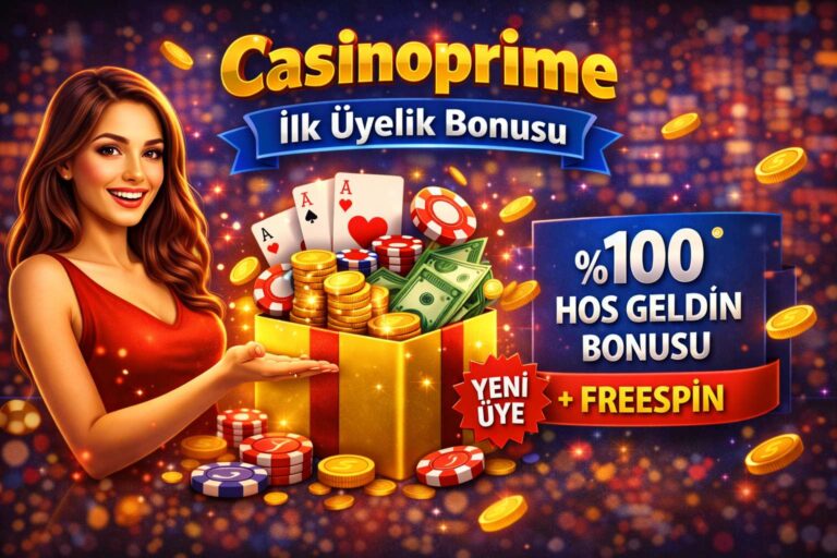 Casinoprime İlk Üyelik Bonusu