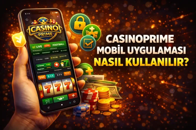 Casinoprime Mobil Uygulaması Nasıl Kullanılır?