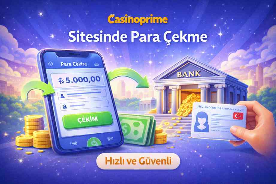 Casinoprime sitesinde para çekme