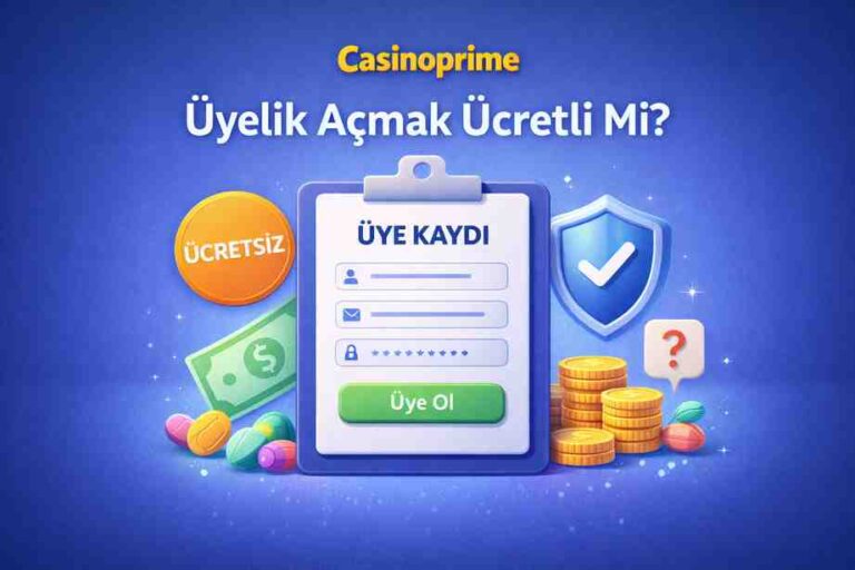 Casinoprime Üyelik Açmak Ücretli Mi?
